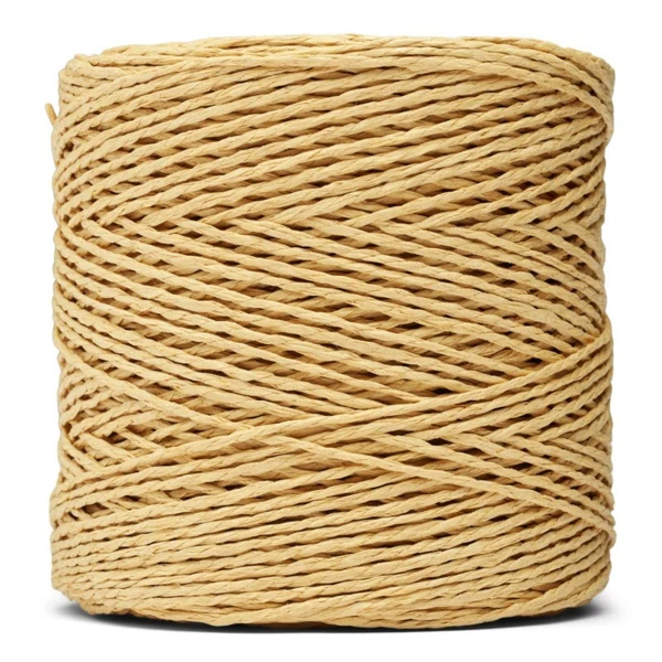 LindeHobby Twisted Paper Yarn 04 Naturlig farve