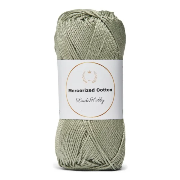 LindeHobby Mercerized Cotton 29 Salviegrøn