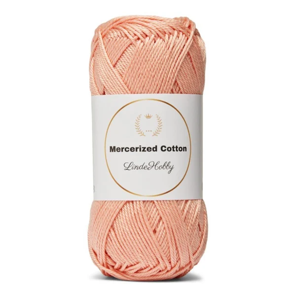 LindeHobby Mercerized Cotton 32 Abrikos
