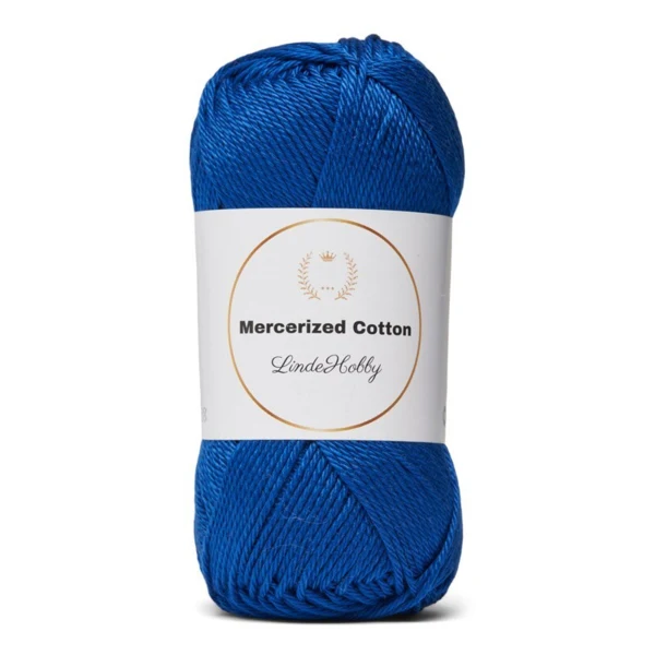 LindeHobby Mercerized Cotton 35 Kongeblå