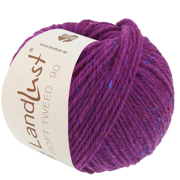 Lana Grossa Landlust Soft Tweed 90 33 Violet meleret