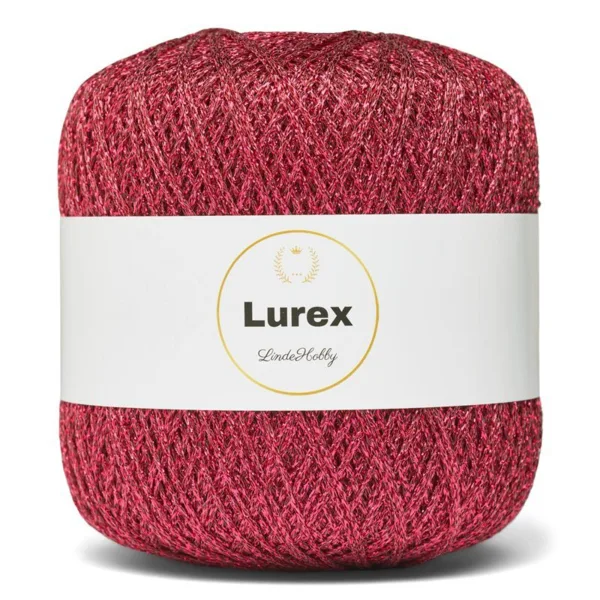 LindeHobby Lurex 13 Lyserød