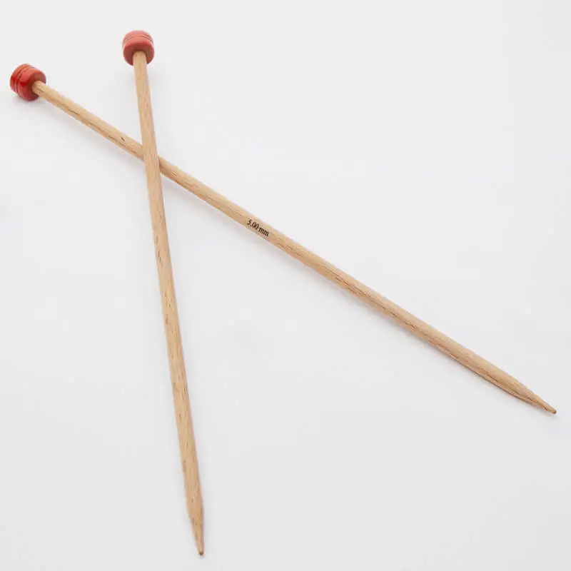 KnitPro Basix Beech Jumperpinde 35 cm