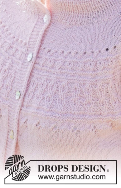 248-25 Quilting Bee Cardigan by DROPS Design