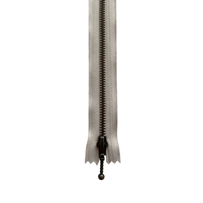 YKK Fast Lynlås Antik Messing 6 mm 20 cm 572