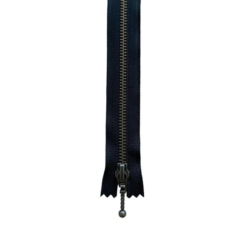 YKK Fast Lynlås Antik Messing 6 mm 35 cm 580