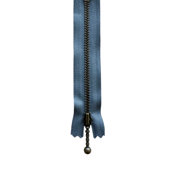 YKK Fast Lynlås Antik Messing 4 mm 15 cm 578
