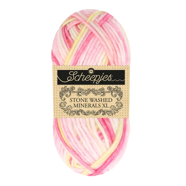 Scheepjes Stone Washed Minerals XL 908 Rhodo Radiance