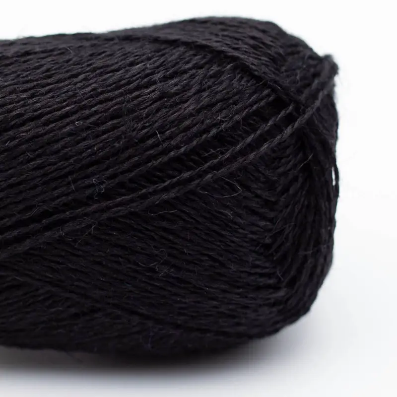 BC Garn Lino 65 Sort