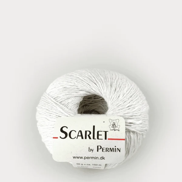 Permin Scarlet 03 Hvid