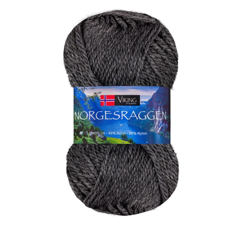 Viking Norgesraggen 817 Mørk grå