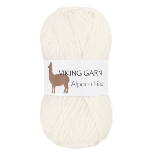 Viking Alpaca Fine 600 Hvid