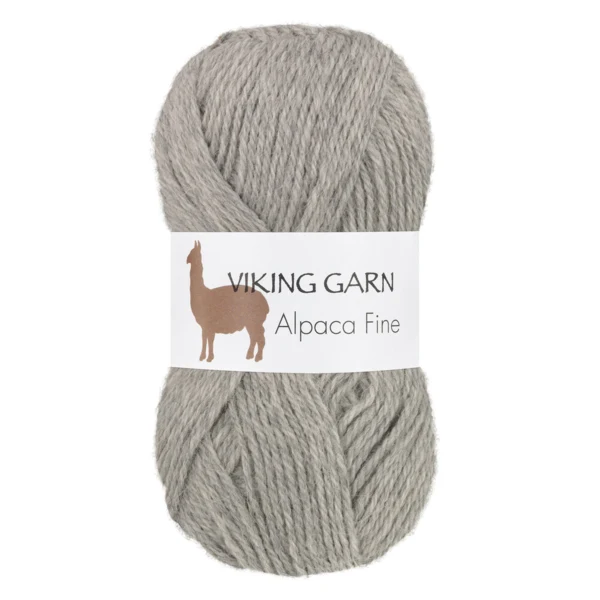 Viking Alpaca Fine 613 Lys grå