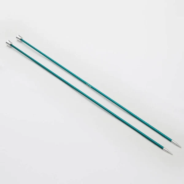 KnitPro Zing enkeltspidsede strikkepinde sæt 25 cm / 10" 3.00 mm