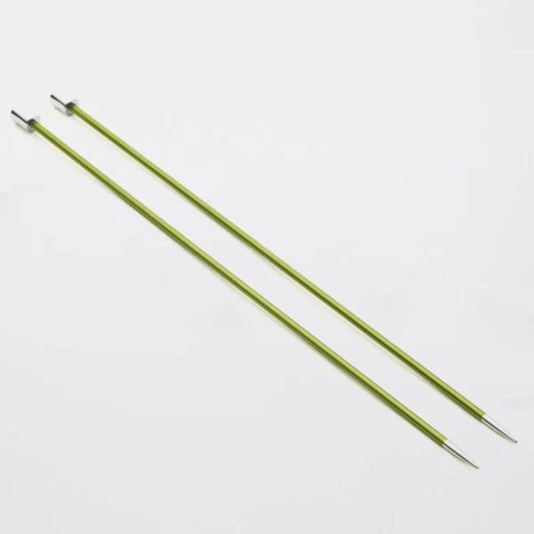 KnitPro Zing enkeltspidsede strikkepinde sæt 25 cm / 10" 3.50 mm