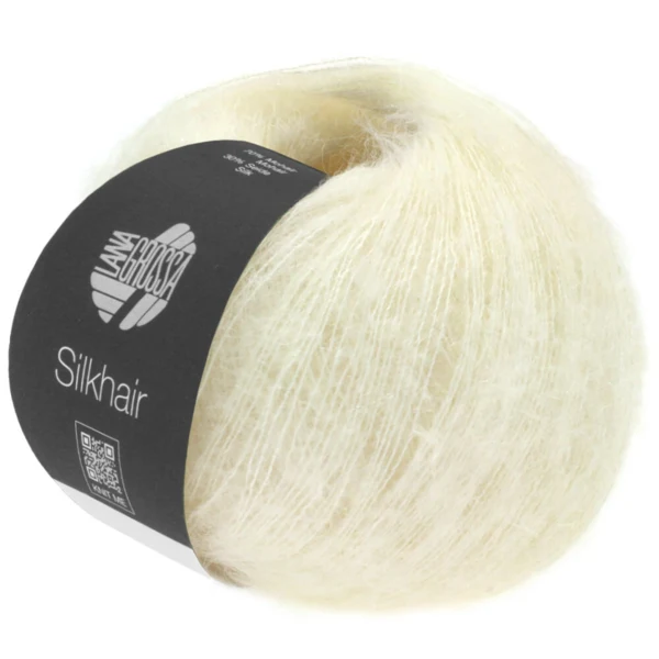 Lana Grossa Silkhair 117 Hvid