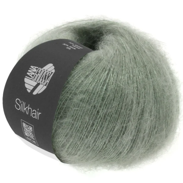 Lana Grossa Silkhair 105 Grågrøn
