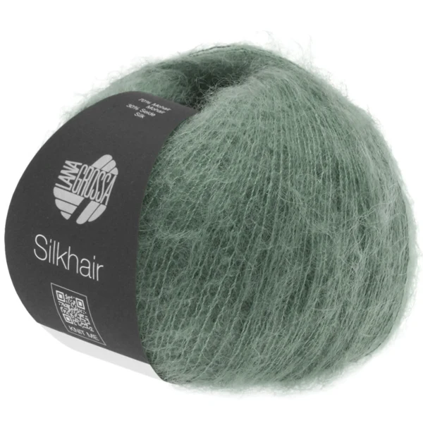 Lana Grossa Silkhair 127 Mosgrøn