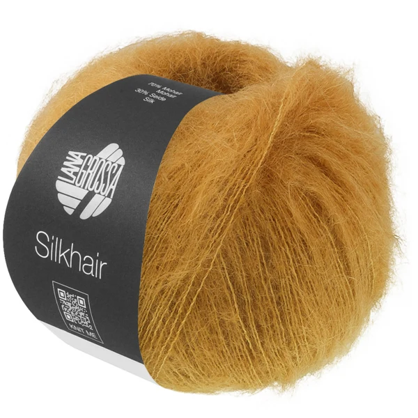 Lana Grossa Silkhair 229 Gyldenbrun