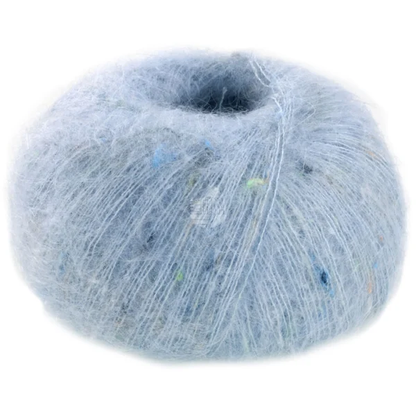 Lana Grossa Natural Superkid Tweed 618 Lyseblå