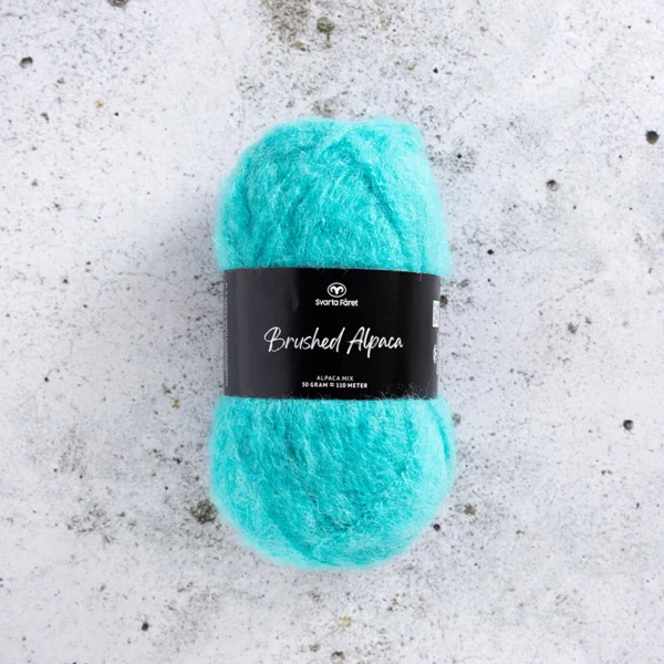 Svarta Fåret Brushed Alpaca 024 Euforisk mint