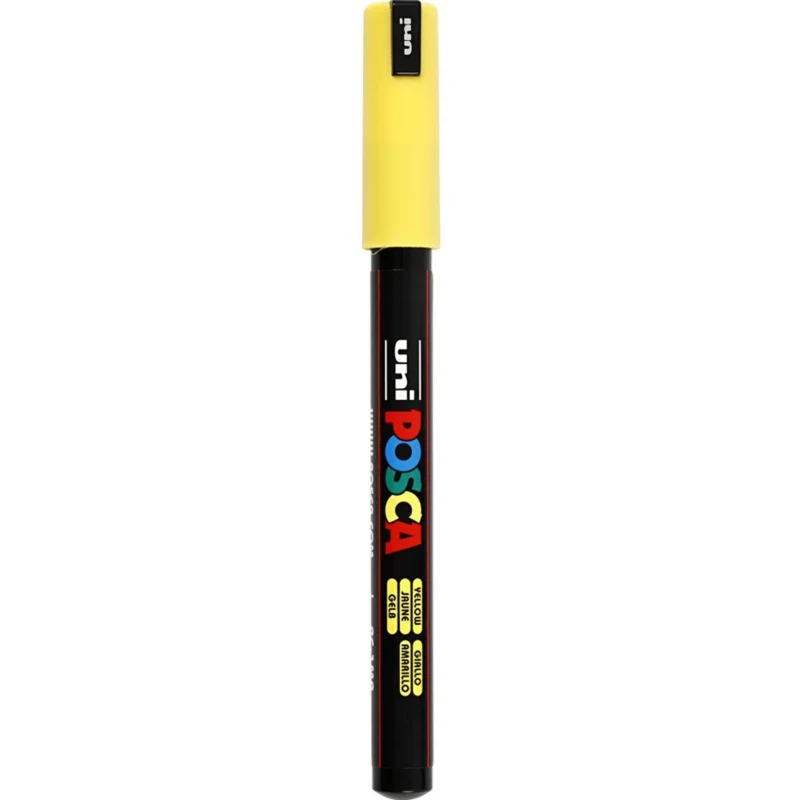 Posca Tusch, 0.7 mm, 1 stk. Gul