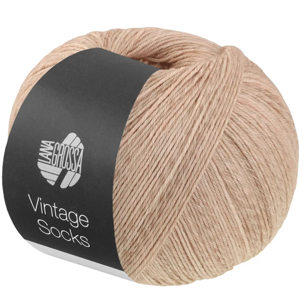 Lana Grossa Vintage Socks 1019 Beige/sand meleret