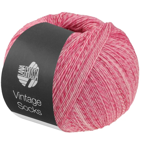 Lana Grossa Vintage Socks 1022 Rosa/pink meleret