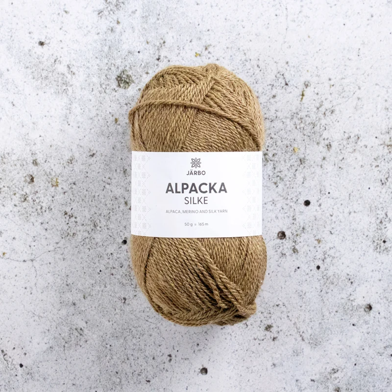 Järbo Alpacka Silke 27 Brown tobacco
