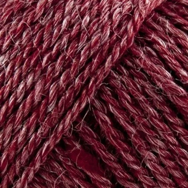 Onion No.4 Organic Wool+Nettles 808 Mørk rød