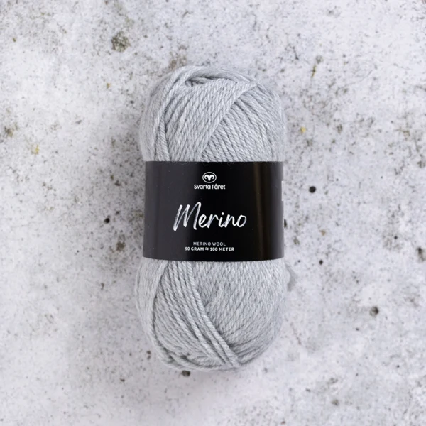 Svarta Fåret Merino 23 Uberørt grå