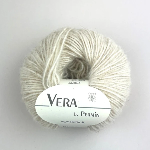 Permin Vera 17 Råhvid