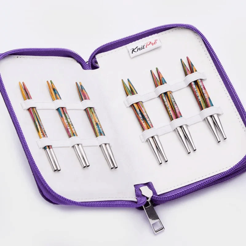 KnitPro Symfonie Special Udskiftelige Rundpindesæt, Deluxe, 10 cm