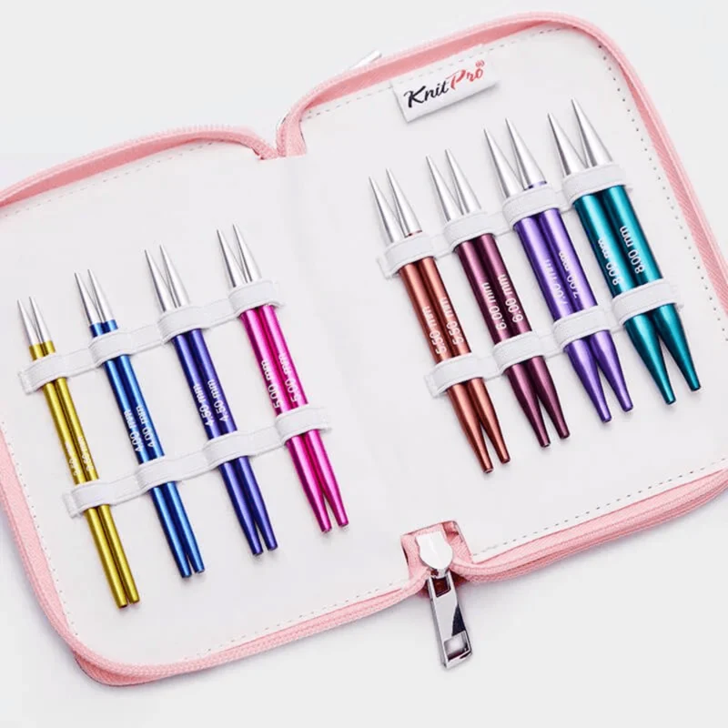KnitPro Zing Special Udskiftelige Rundpindesæt, Deluxe, 10 cm