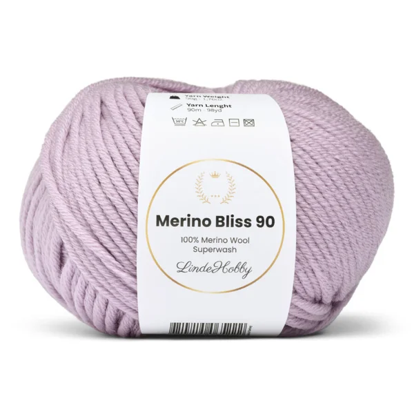 LindeHobby Merino Bliss 90 30 Lyslilla