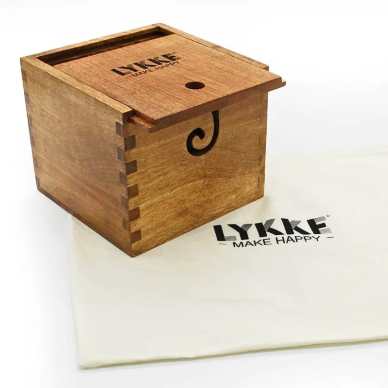 LYKKE Garnboks m. låg Mango Wood