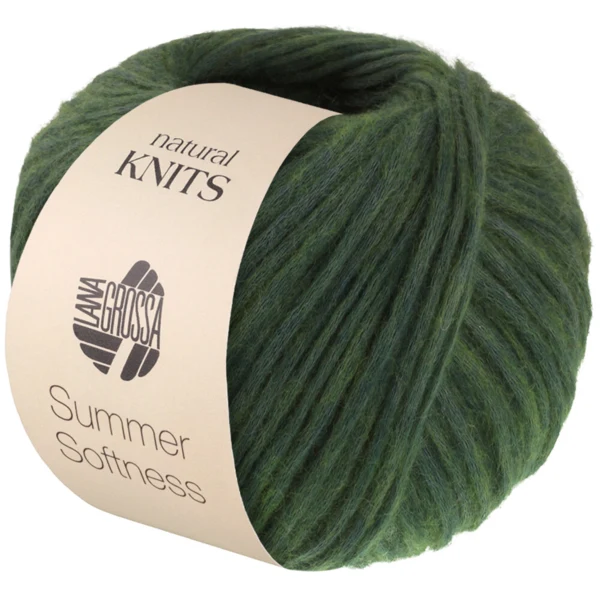Lana Grossa Summer Softness 24 Mørkegrøn
