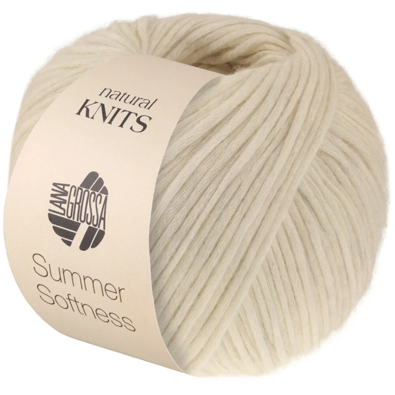 Lana Grossa Summer Softness 26 Kalkhvid