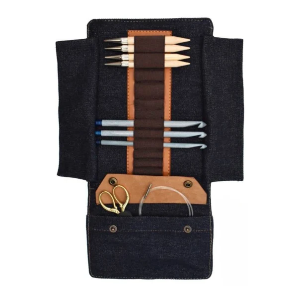 LYKKE Taylor Etui til Udskiftbare Rundpinde, 13 cm Lysebrun