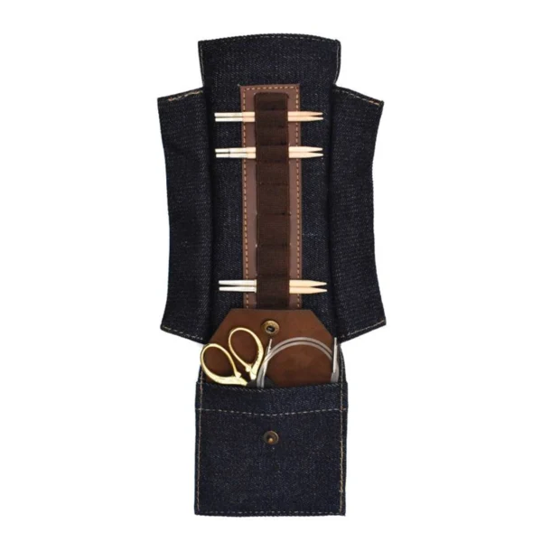 LYKKE Taylor Etui til Udskiftbare Rundpinde, 9 cm Chokolade