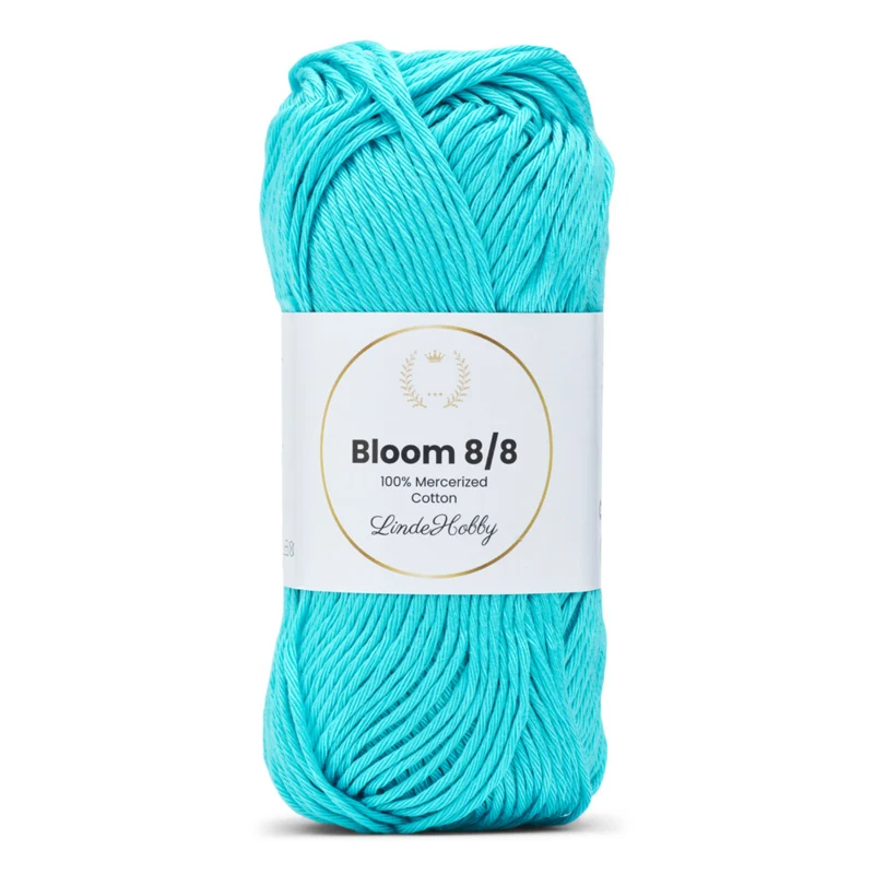 LindeHobby Bloom 8/8 Mercerized Cotton 15 Turkis