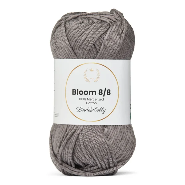 LindeHobby Bloom 8/8 Mercerized Cotton 04 Røget