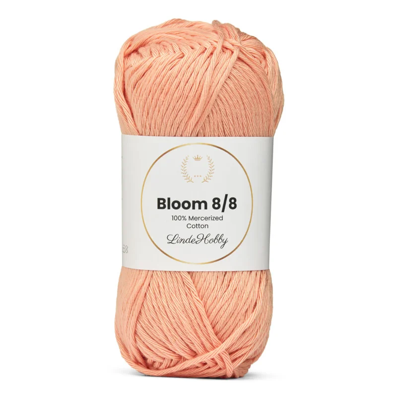 LindeHobby Bloom 8/8 Mercerized Cotton 32 Abrikos