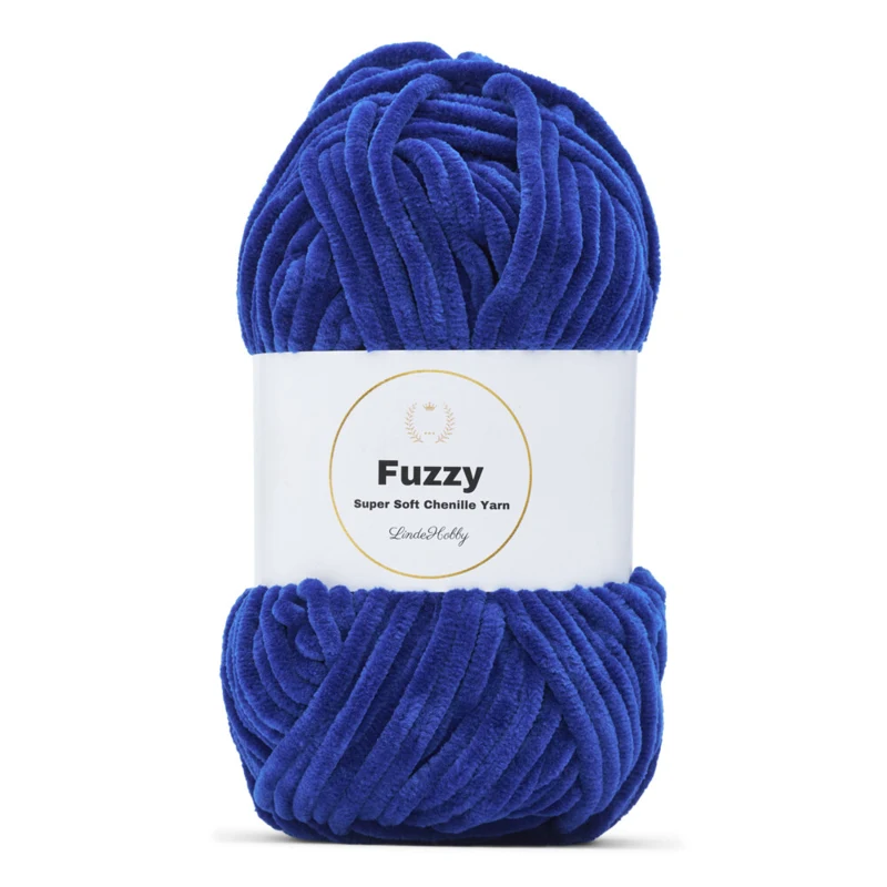 LindeHobby Fuzzy Chenille 26 Saxblå