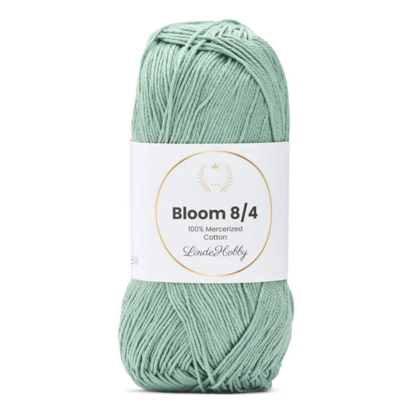 LindeHobby Bloom 8/4 Mercerized Cotton 19 Vintagegrøn