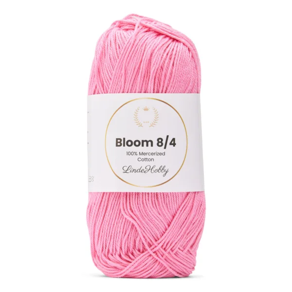 LindeHobby Bloom 8/4 Mercerized Cotton 10 Pink