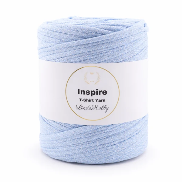 LindeHobby Inspire Print 36 Lyseblå med hvid melering