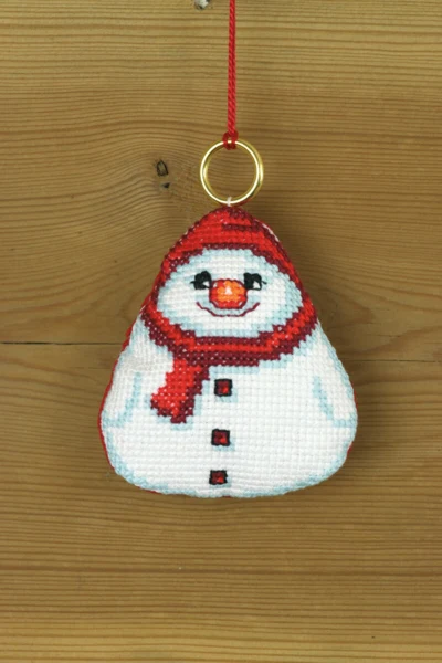 Broderikit Snemand 8 x 8 cm