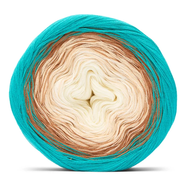 LindeHobby Lily Cotton Cake 16 Turkis kyst