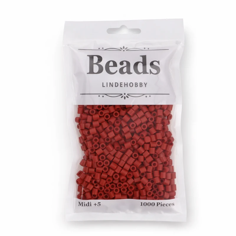 LindeHobby Beads 146 Blodroserød